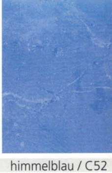 Weizenkorn - Vierdochtkerze Himmelblau Ø 14 cm